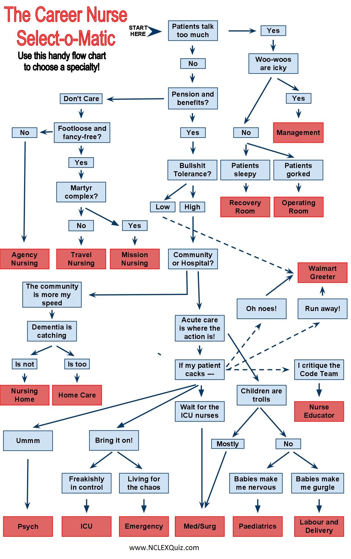 The World's Most Sophisticated Algorithm for Choosing a Med Speciality