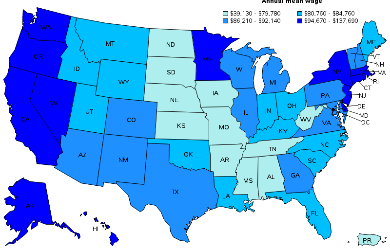 Top Highest Paying States for Registered Nurses 2024